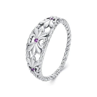 925 Sterling Silver Oxidized 1.3mm Pavé Set CZ Ring Size 6.0 for Women by Bids.com