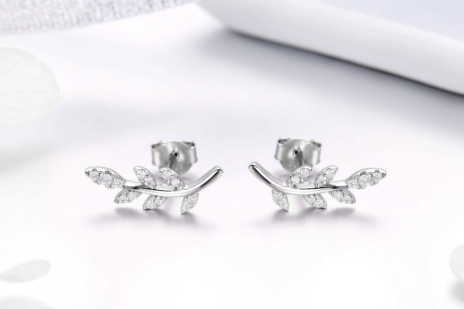 925 Sterling Silver Earrings with CZ  DestGlow