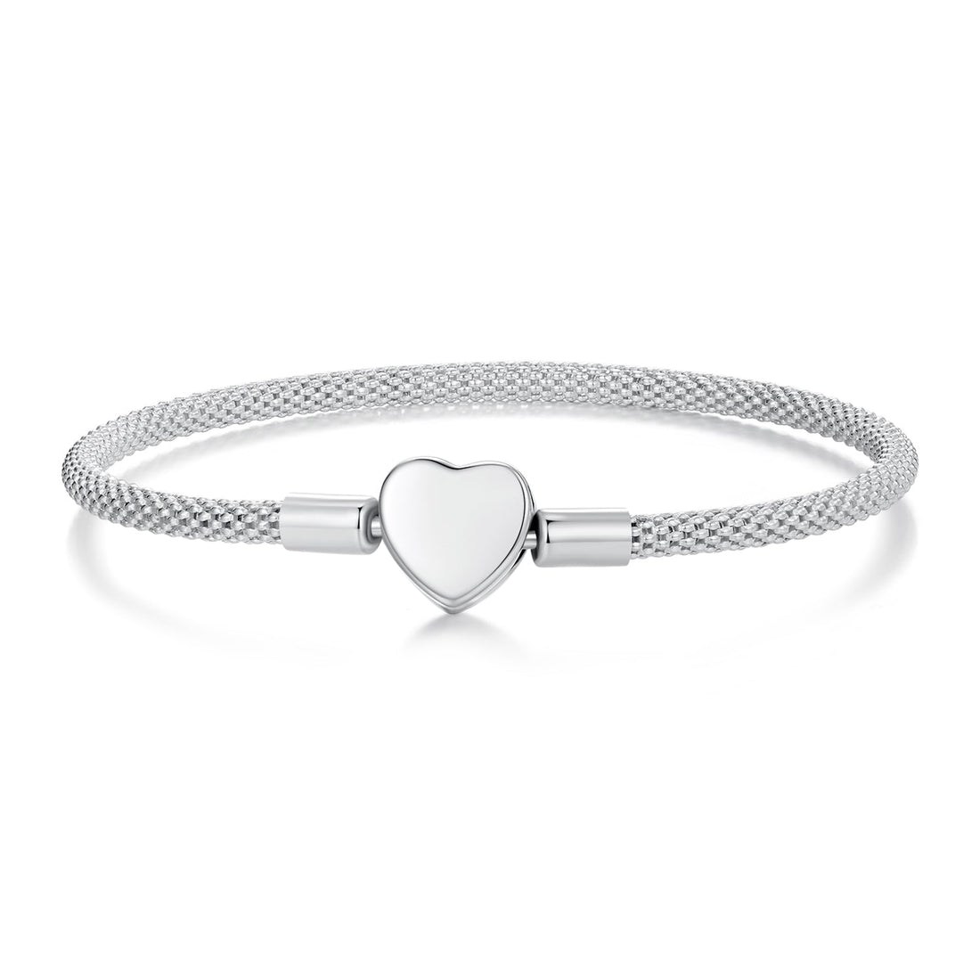 925 Sterling Silver Bracelet 17.0cm Inner Diameter for Women  DestGlow