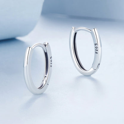 925 Sterling Silver Earrings - 14x2mm with Oxidized Finish for Women  DestGlow