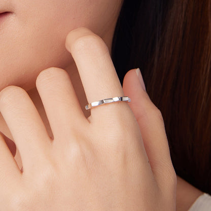 925 Sterling Silver Pavé Set CZ Ring Size 6.0  DestGlow