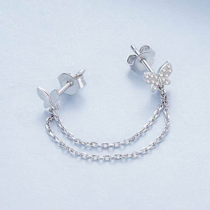S925 Sterling Silver 40mm Pavé CZ Earrings  DestGlow