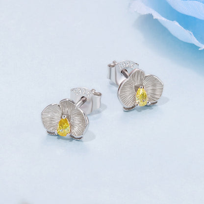 925 Sterling Silver Pavé CZ Earrings for Women - 0.6*0.8cm  DestGlow