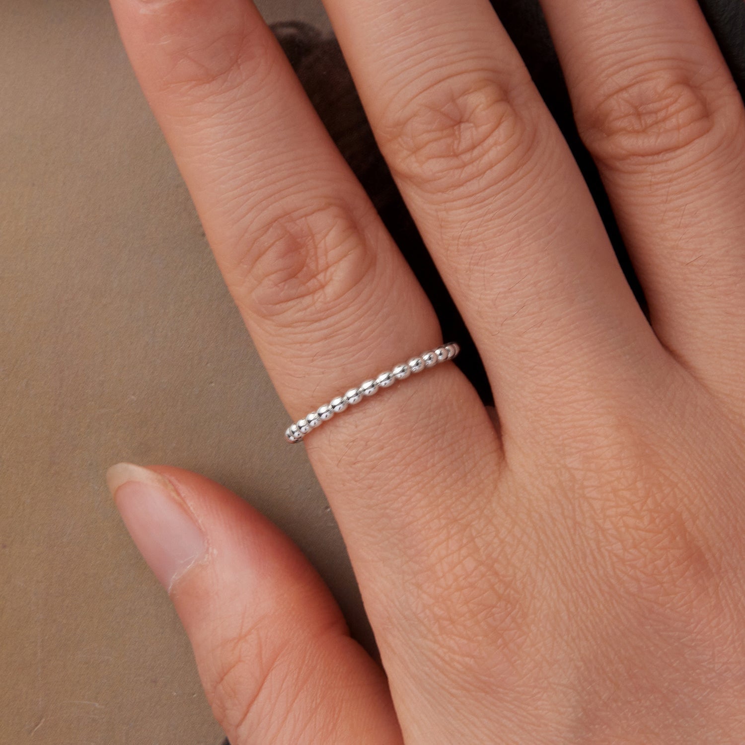 925 Sterling Silver Oxidized 0.17cm Ring for Women Size 6.0  DestGlow
