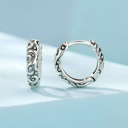 925 Sterling Silver Oxidized Earrings for Women  DestGlow