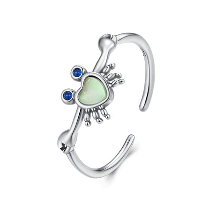 925 Sterling Silver Moonstone and Synthetic Spinel Ring for Women  DestGlow