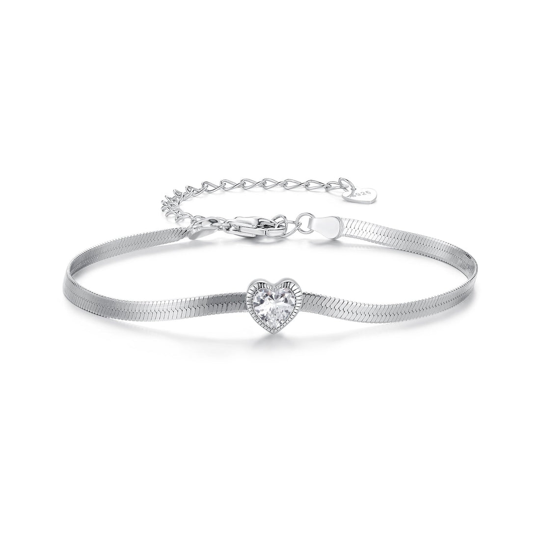 925 Sterling Silver Pavé CZ Bracelet for Women  DestGlow