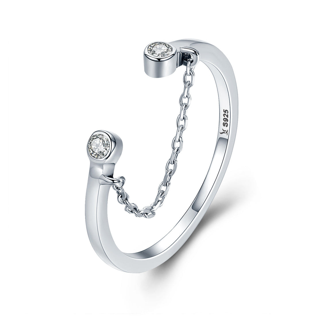 925 Sterling Silver Ring 1.2cm Width for Women  DestGlow