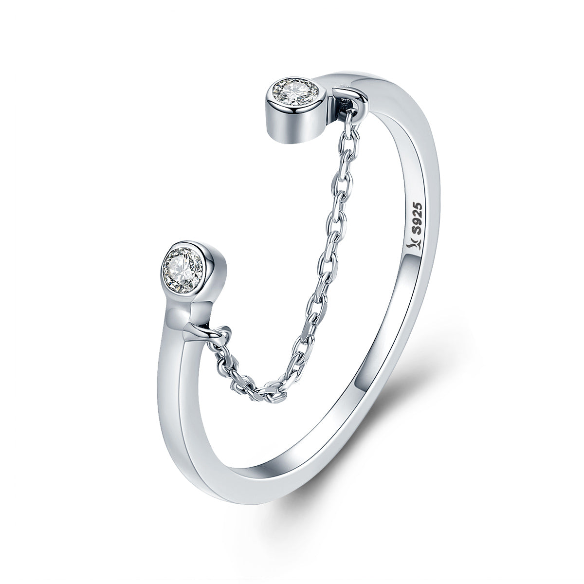 925 Sterling Silver Ring 1.2cm Width for Women  DestGlow
