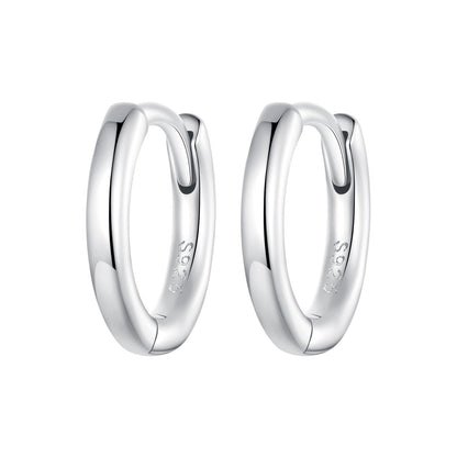 925 Sterling Silver &amp; White Gold Plated Earrings for Women