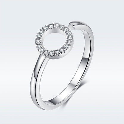 925 Sterling Silver Ring with Pavé Set CZ by Bids.com