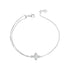 925 Sterling Silver White Gold Plated Bracelet with CZ Pendant 200mm for Women  DestGlow