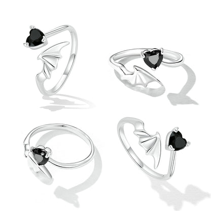 925 Sterling Silver Oxidized Pavé Setting CZ Ring  DestGlow