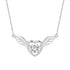 925 Sterling Silver Adjustable Necklace with Zircon and CZ for Women  DestGlow