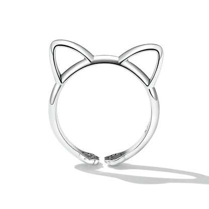 925 Sterling Silver Oxidized Paw Design Ring  DestGlow