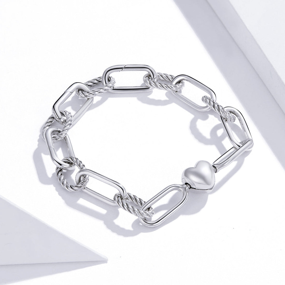 925 Sterling Silver Oxidized Bracelet 17cm for Women  DestGlow