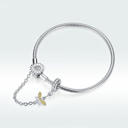 925 Sterling Silver Adjustable Length 17cm Bracelet for Women  DestGlow