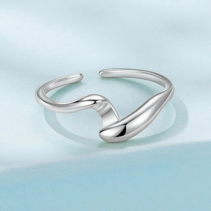 925 Sterling Silver White Gold Plated Ring for Women  DestGlow