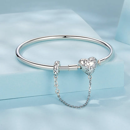 925 Sterling Silver Bracelet with Pavé Setting CZ, Size 17.0 for Women