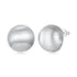 925 Sterling Silver 1.4cm White Gold Plated Earrings  DestGlow