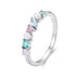 925 Sterling Silver Ring with Nano Opal Stone, Size 6, for Women  DestGlow