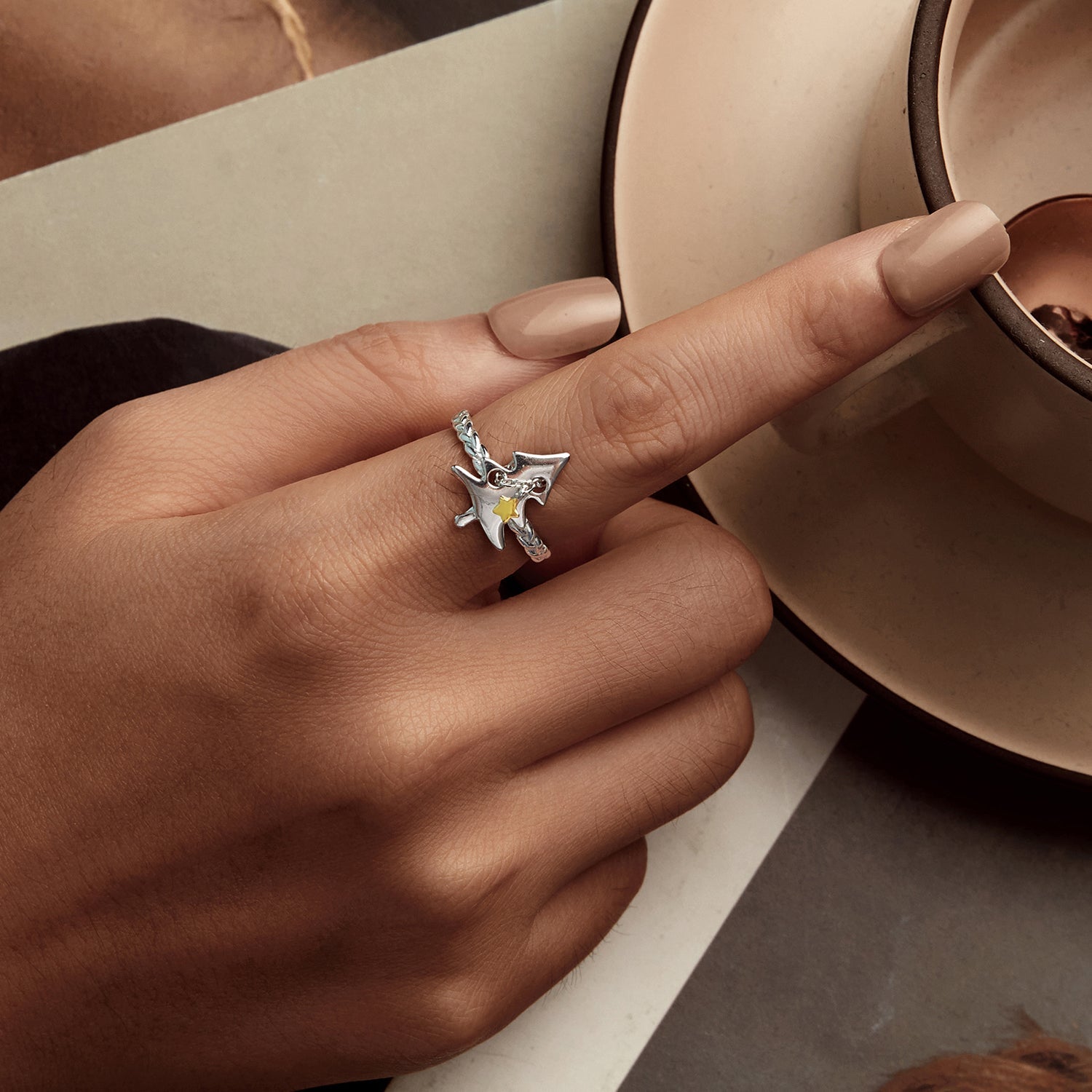 925 Sterling Silver Gold Plated Rings for Women  DestGlow