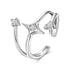 925 Sterling Silver Oxidized CZ Ring with Pavé Setting for Women  DestGlow