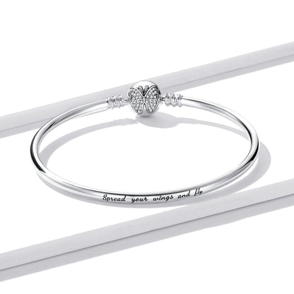 925 Sterling Silver 17.0 cm Oxidized CZ Bracelet for Women  DestGlow