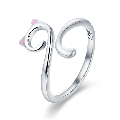 S925 Sterling Silver Adjustable Ring for Women  DestGlow