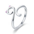 S925 Sterling Silver Adjustable Ring for Women  DestGlow