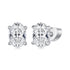 925 Sterling Silver Earrings with Pavé Setting CZ, 0.7*0.5cm, for Women  DestGlow