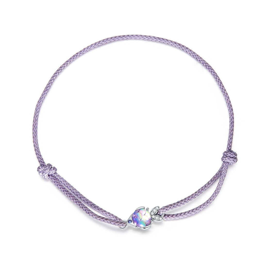 925 Sterling Silver Adjustable 24cm CZ Resin Bracelet for Women  DestGlow
