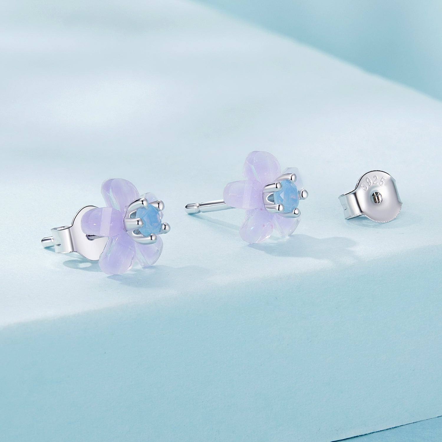 925 Sterling Silver Opal 8mm Earrings for Women  DestGlow