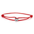 925 Sterling Silver Adjustable Bracelet with CZ and Cotton Rope for Women  DestGlow