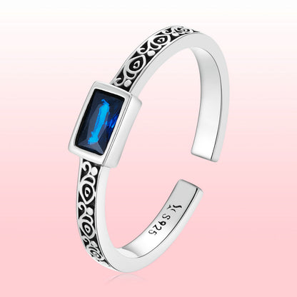 925 Sterling Silver Ring with Pavé Setting CZ  DestGlow