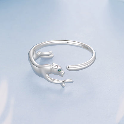 925 Sterling Silver Ring with Pavé Setting CZ in White Gold Plating  DestGlow