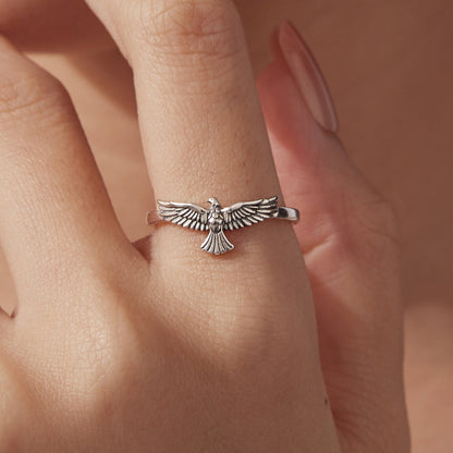 925 Sterling Silver Oxidized Ring for Men  DestGlow