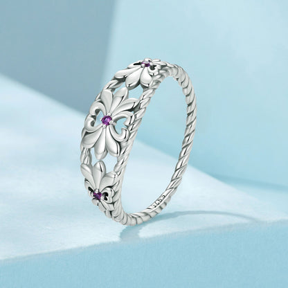 925 Sterling Silver Oxidized 1.3mm Pavé Set CZ Ring Size 6.0 for Women by Bids.com