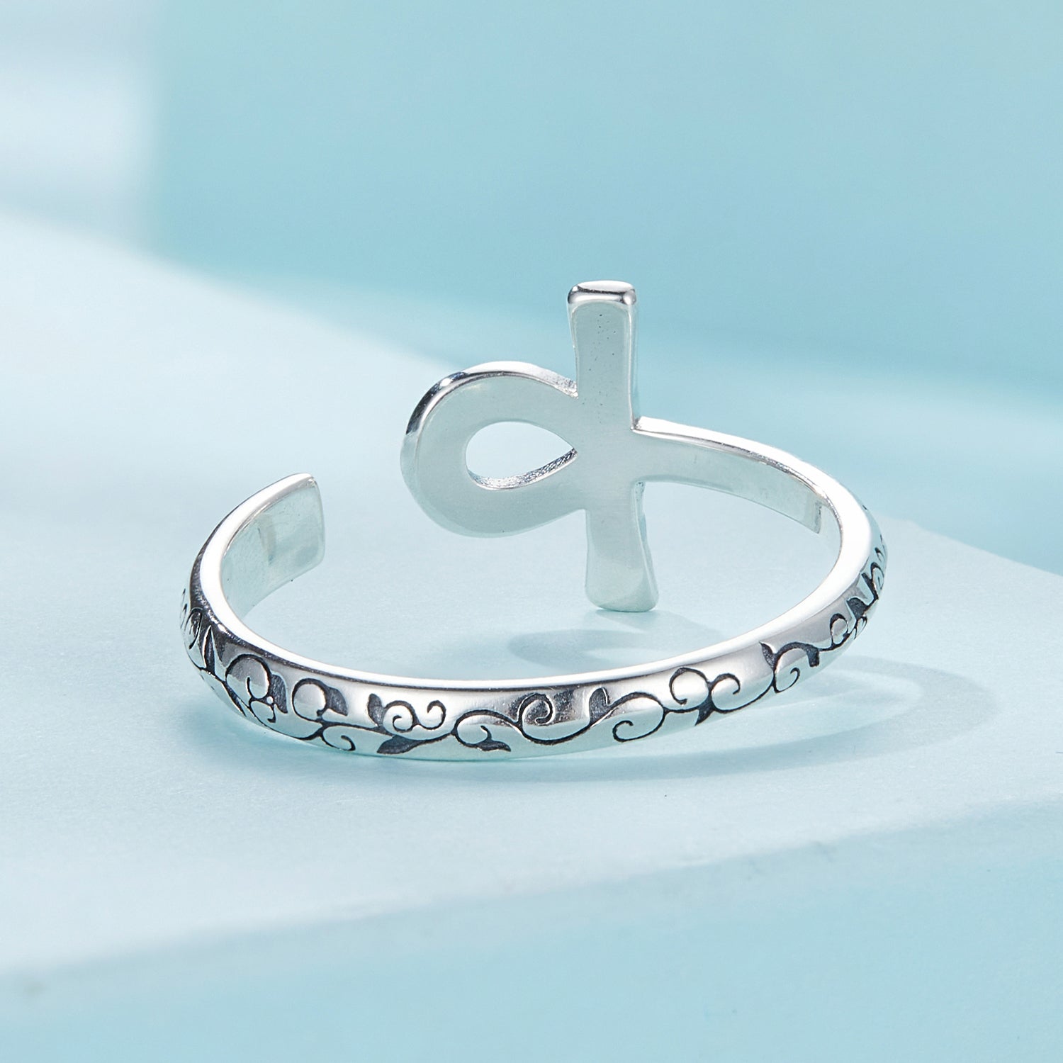 925 Sterling Silver Oxidized 2.2mm Ring for Women  DestGlow