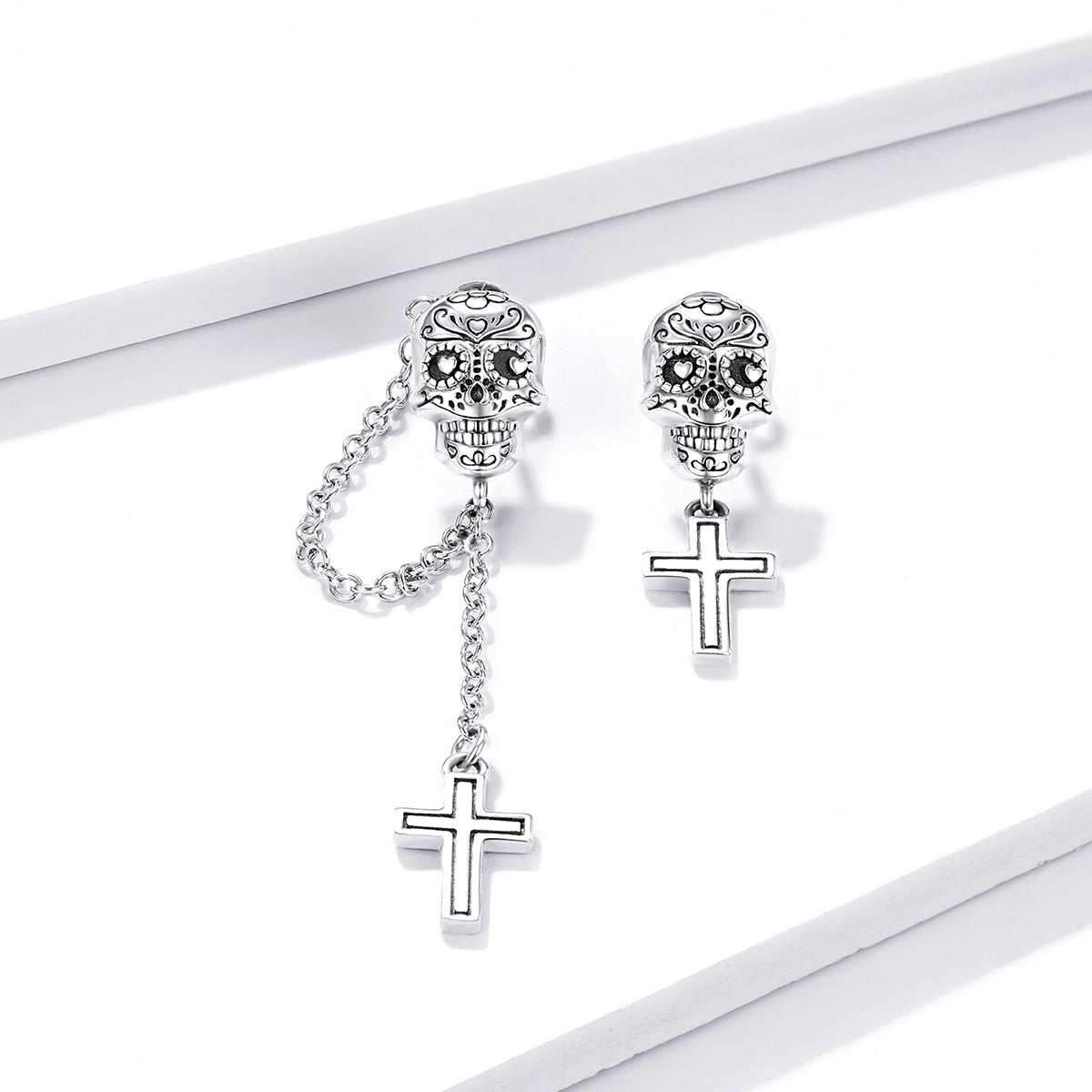 S925 Sterling Silver Oxidized Earrings for Women  DestGlow