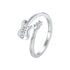 925 Sterling Silver 1.8mm Ring with Pavé Setting CZ for Women  DestGlow