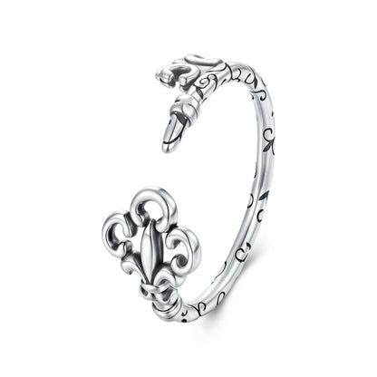 925 Sterling Silver Oxidized 0.14-0.8cm Ring for Women  DestGlow