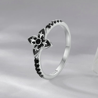 925 Sterling Silver Enamel 0.9x1.0cm Pendant Rings for Women by Bids.com