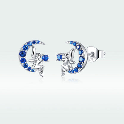 925 Sterling Silver Plated Platinum Pavé Setting CZ Earrings  DestGlow
