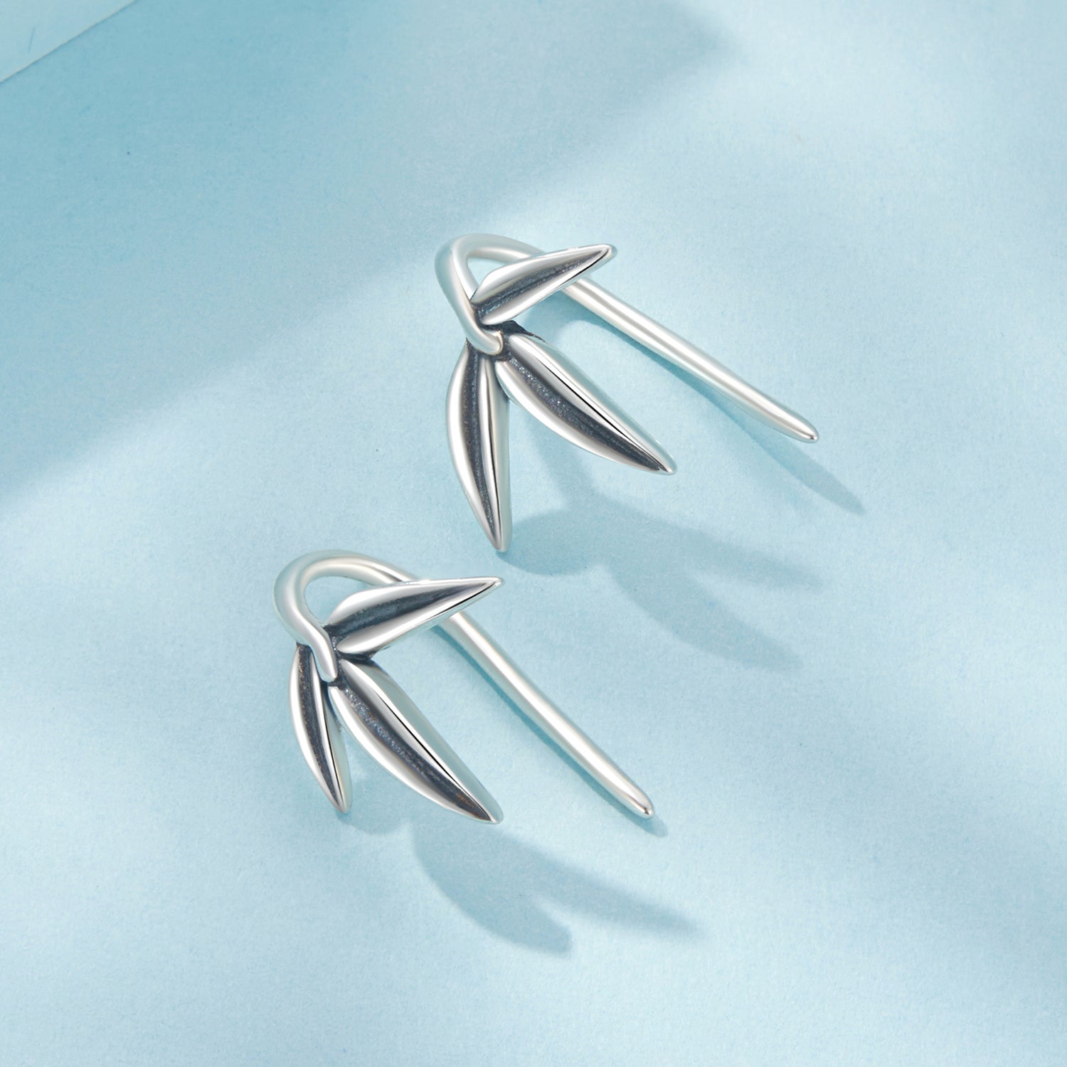 925 Sterling Silver Oxidized Silver Earrings for Women  DestGlow