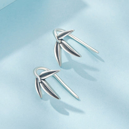 925 Sterling Silver Oxidized Silver Earrings for Women  DestGlow