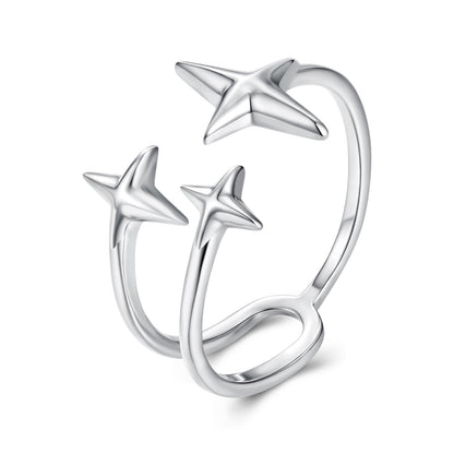 925 Sterling Silver Oxidized Silver Ring for Women  DestGlow