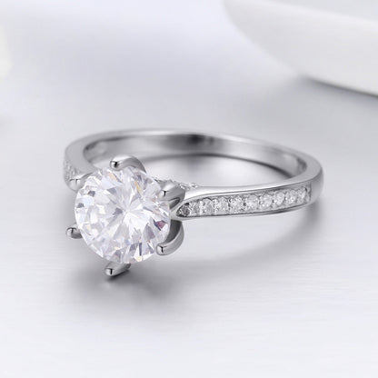 925 Sterling Silver Ring Size 6 for Women  DestGlow