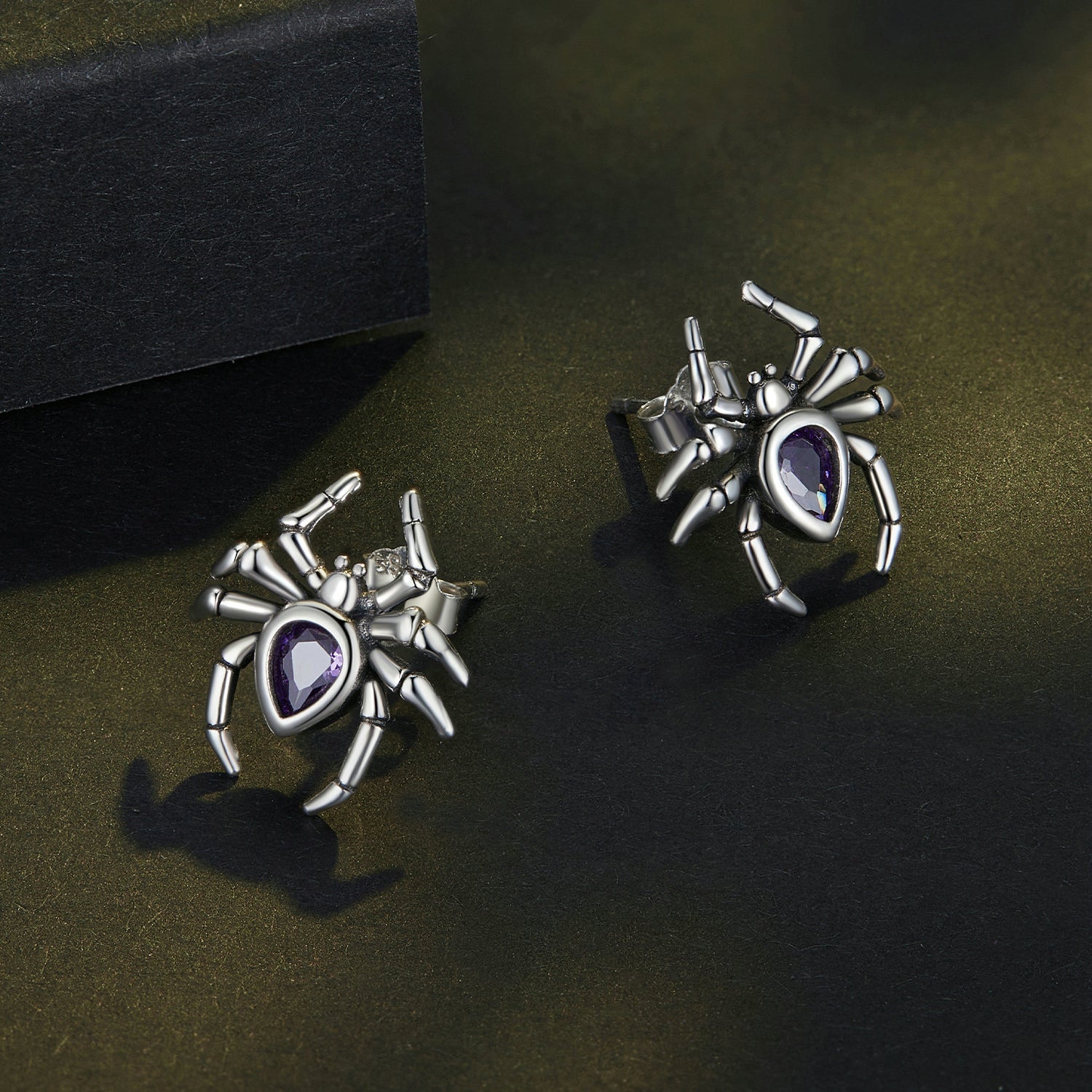 925 Sterling Silver Earrings with Pavé Setting CZ, Size 13*12mm  DestGlow