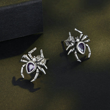 925 Sterling Silver Earrings with Pavé Setting CZ, Size 13*12mm  DestGlow